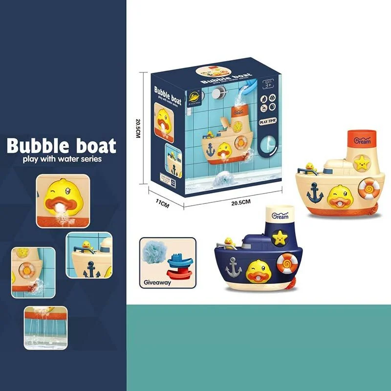 Водная игра "Кораблик" с лейкой и мочалочкой Bath Toys