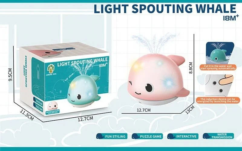 Игрушка - фонтанчик "Кит" с подсветкой Bath Toys