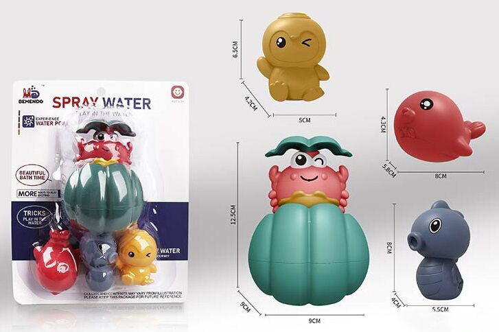 Комплект резиновых водных игрушек Bath Toys