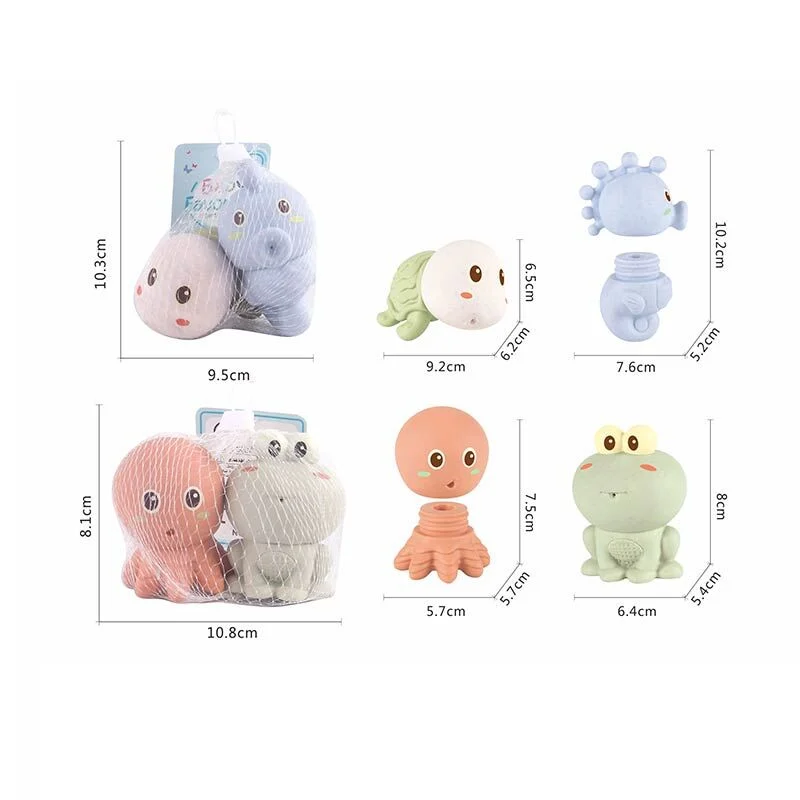 Игрушки для ванной "Осьминог и лягушка" Bath Toys