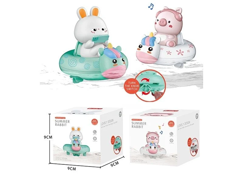 Плавающая игрушка "Летний кролик" с заводным механизмом Bath Toys