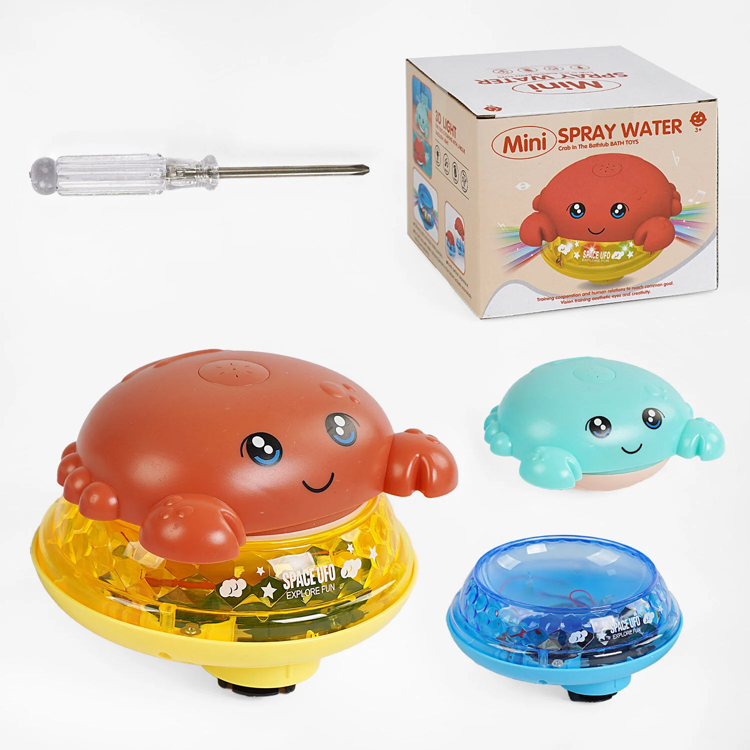 Игрушка - фонтанчик "Крабик" с подсветкой и музыкой Bath Toys