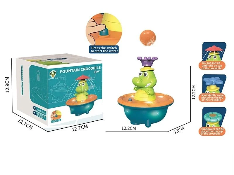 Игрушка - брызгалка "Крокодил" с подсветкой Bath Toys