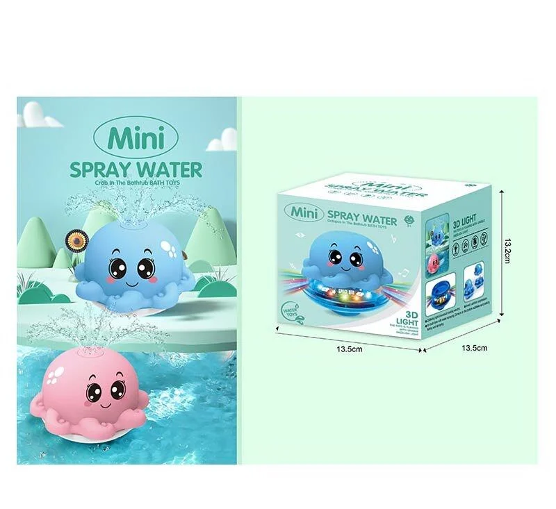 Игрушка - фонтанчик "Осьминог" с подсветкой Bath Toys