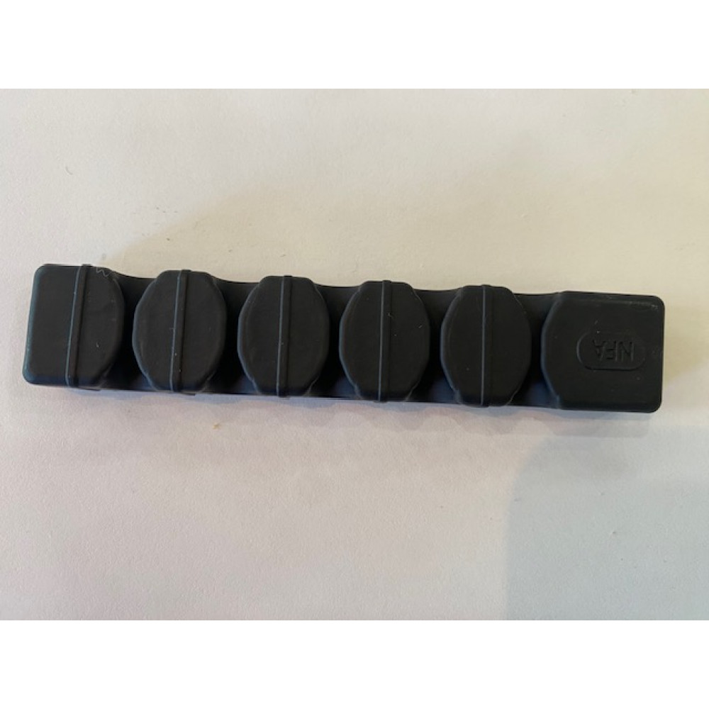 Органайзер для кабеля ExtraDigital Cable Clips Черный на 5