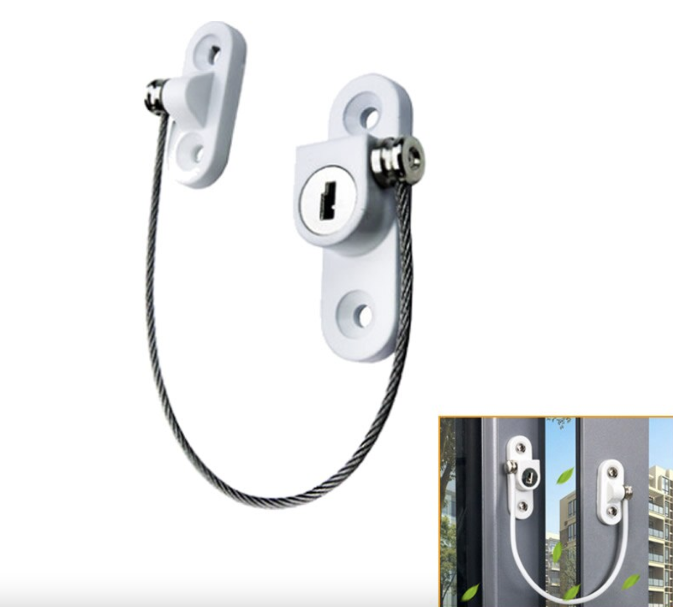 Детский замок на окна Baby Safety Lock с тросом