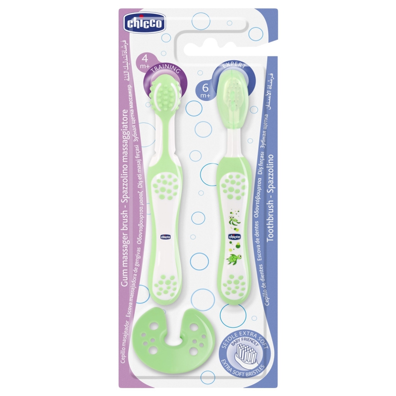 Набор зубных щеток Chicco Learning Set 06961.00 2 шт