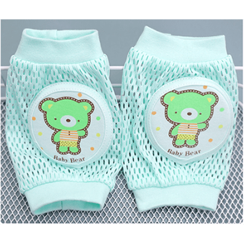 Наколенники детские для ползанья Roxy Kids P25 Мишка Ментоловый
