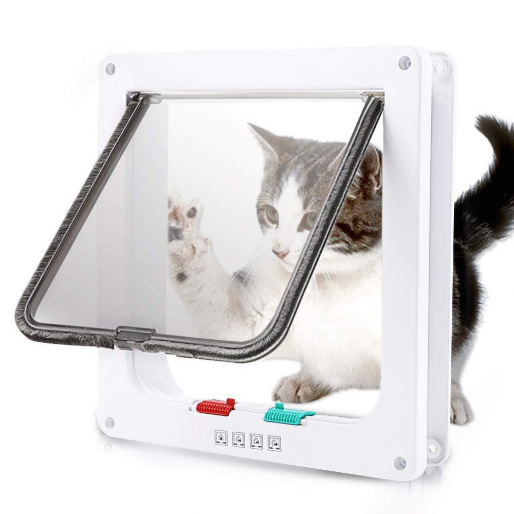 Дверцы с клапаном блокирующие для собак и кошек 3M Черный