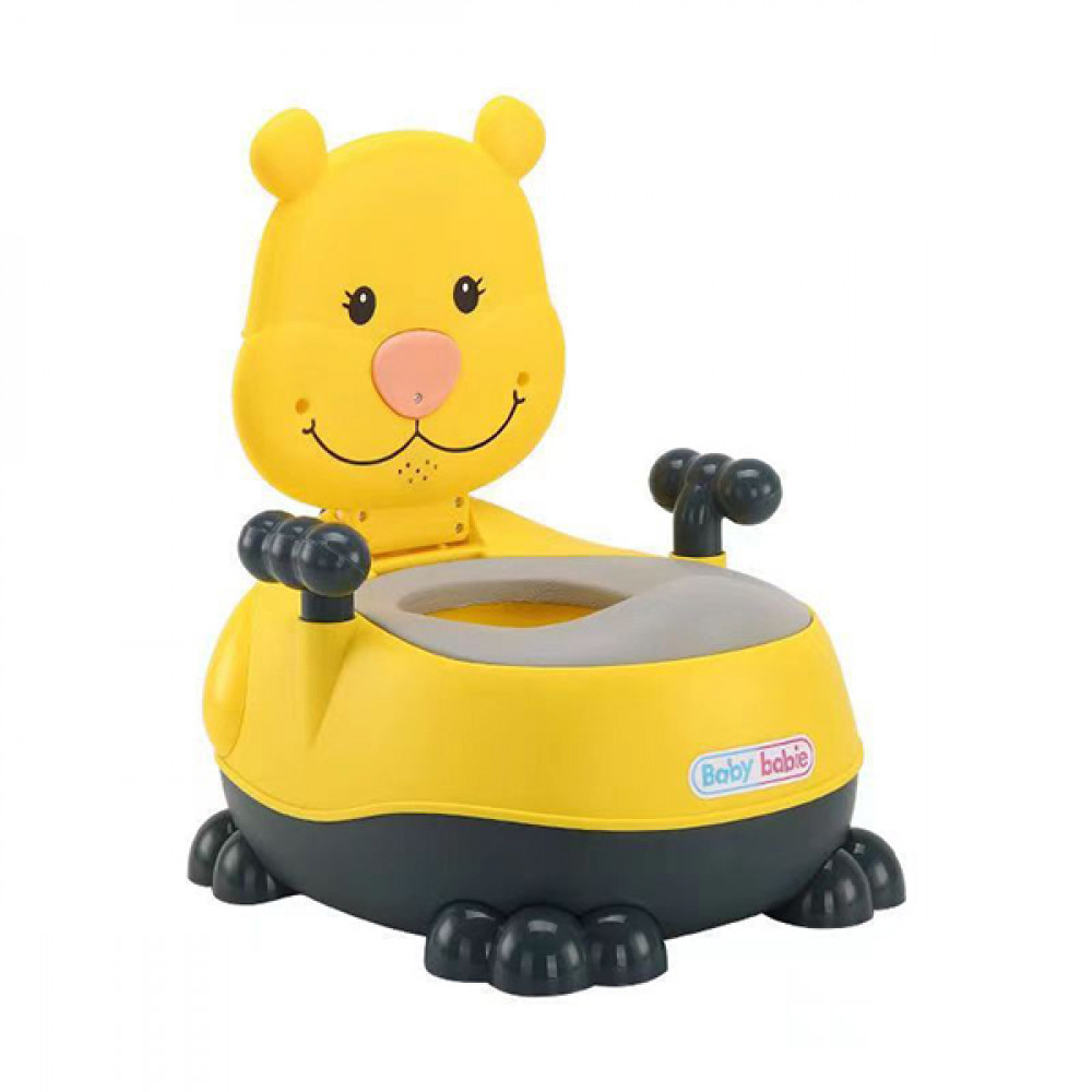 Горшок с мягким сиденьем BABY LEGEND Тигренок Желтый