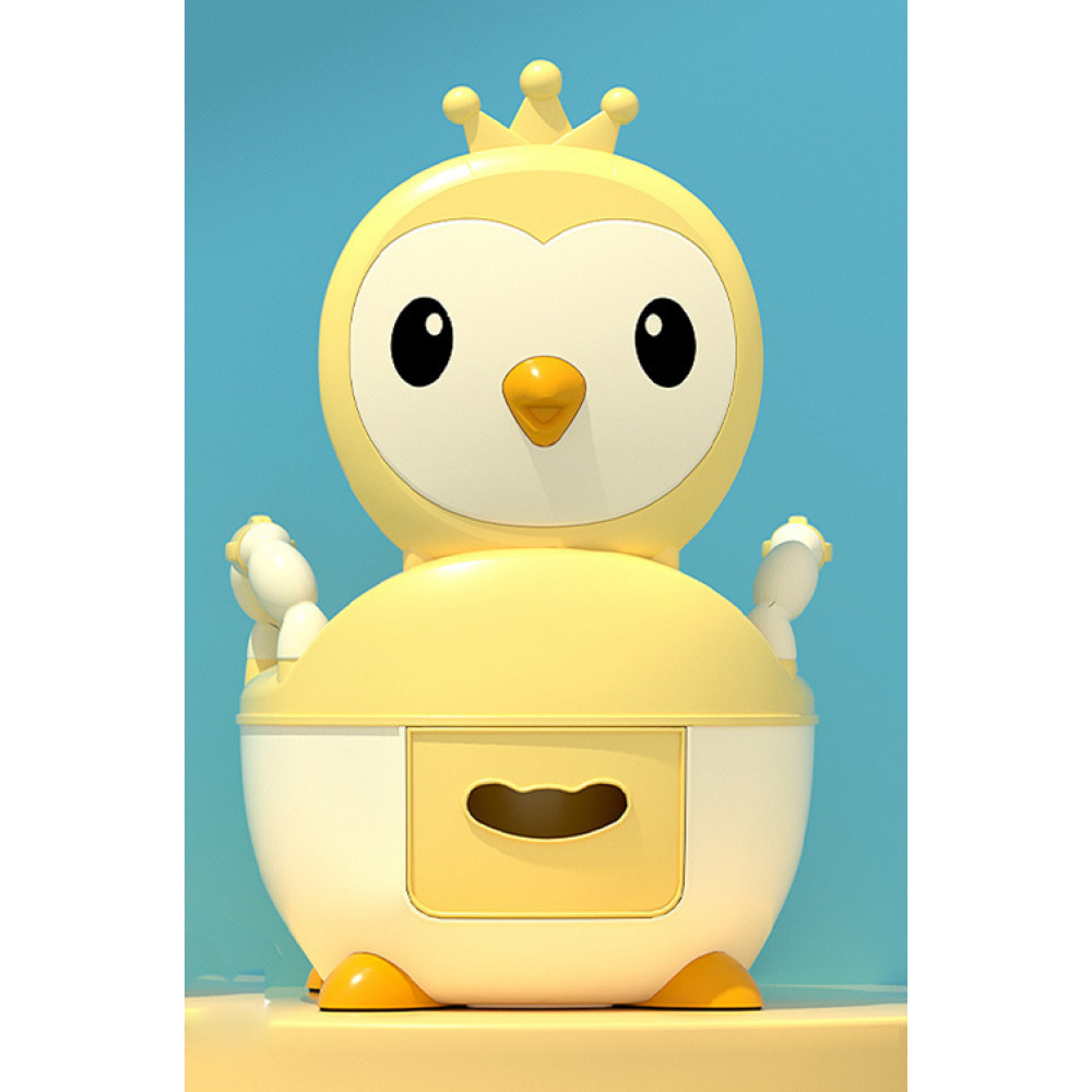 Горшок с мягким сиденьем BABY LEGEND Утенок Желтый