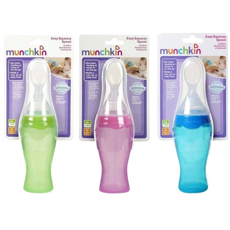 Ложка-контейнер Munchkin Easy Squerezy Spoon от 4 мес