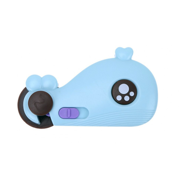 Замок для створчатых дверей AntiPinch Baby Safety OB16098 10.4х6.0х1.5 Голубой, Белый
