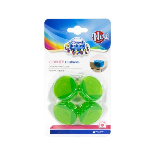 Защитные уголки Canpol babies 74012 зеленые 4 шт