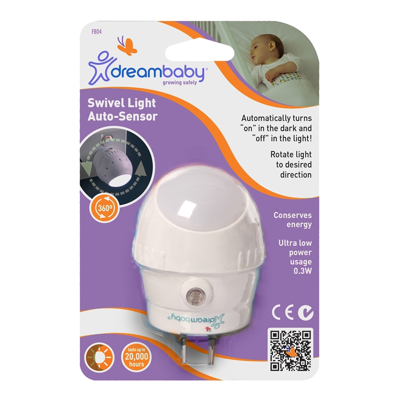 Ночник лампа Swivel light AutoSensor Dreambaby F804