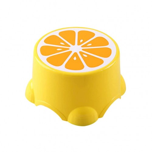 Детский стул UKC круглый табурет с рисунком лимона 21х12 см 01101lemon Желтый
