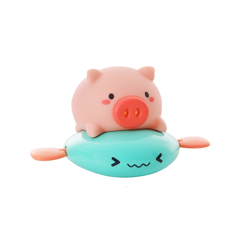 Заводная игрушка для ванной Свинка на ките Anbebe YB1783D