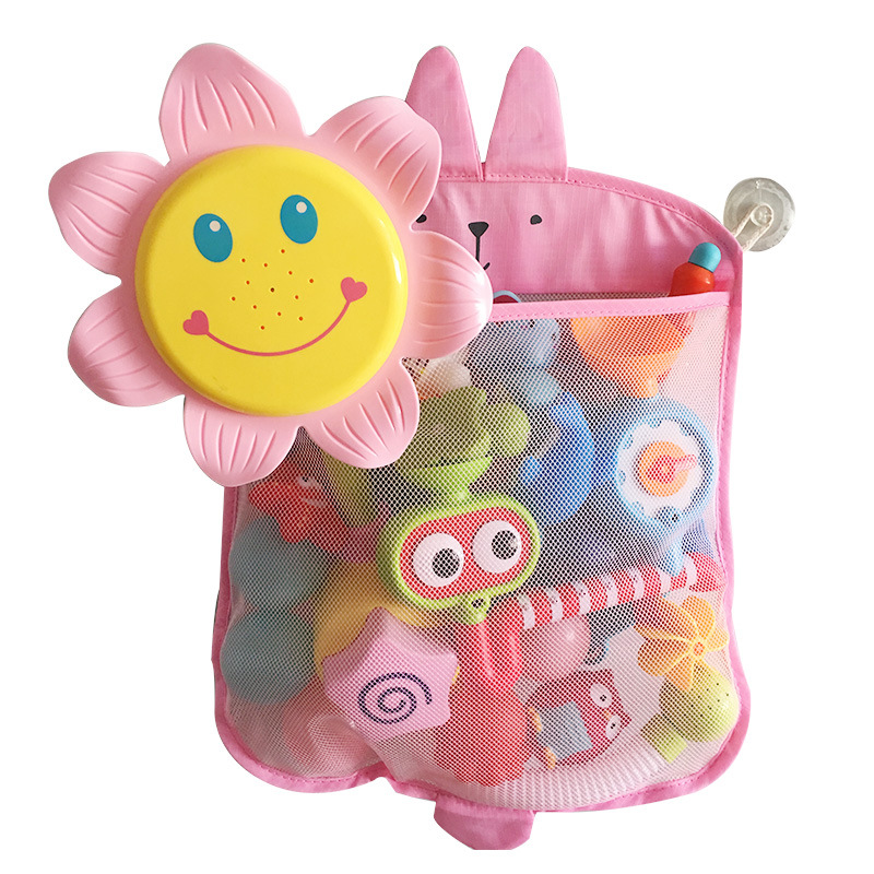 Органайзер для игрушек в ванной Baby Assistant MLM21541 Розовый