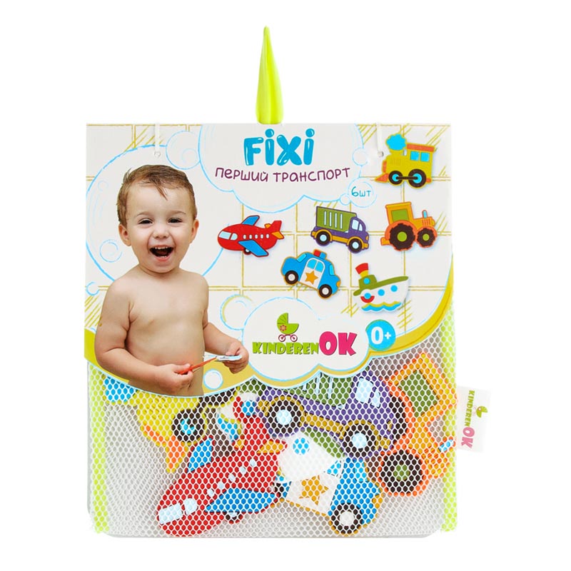 Игрушки на присосках для купания в ванной Первый транспорт ТМ Kinderenok 010416