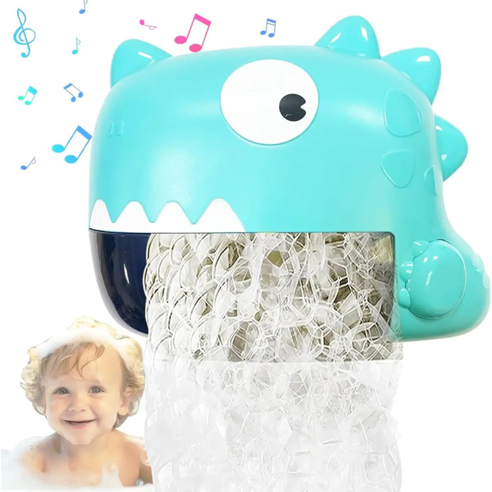 Пенообразователь "Динозавр" с музыкой Bath Toys Зеленый