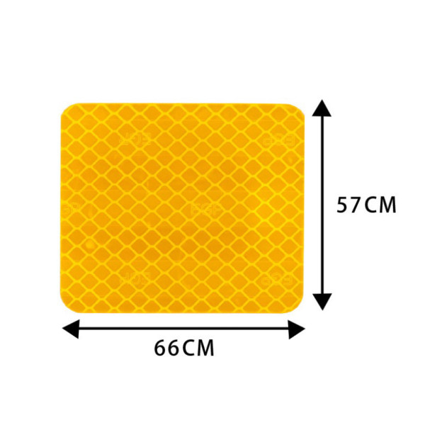 Светоотражающая наклейка на заднее крыло для электро-самоката Xiaomi Pro 2 Yellow UKC YT123412