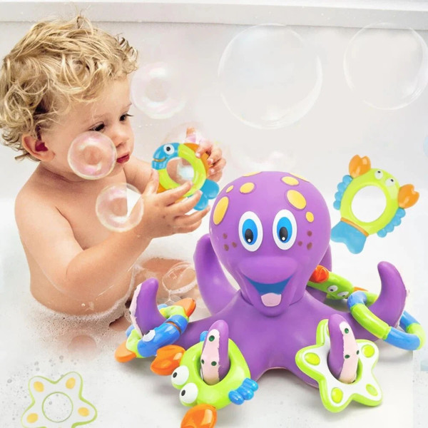 Игрушка для ванной "Осьминог - Кольцебросатель" Bath Toys