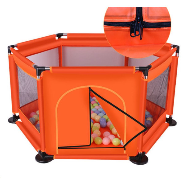 Детский манеж складной BabyBBZ TT74512289, 130 х 65 см, серый