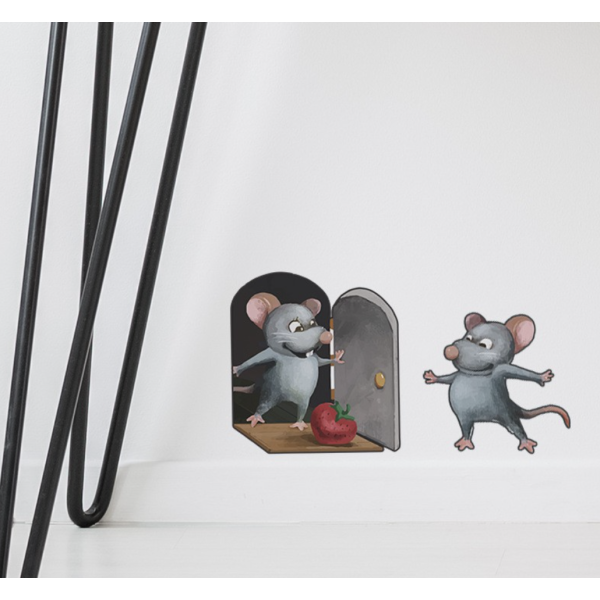 Наклейка 3D UKC в гостиную спальню украшение на любую поверхность UK7