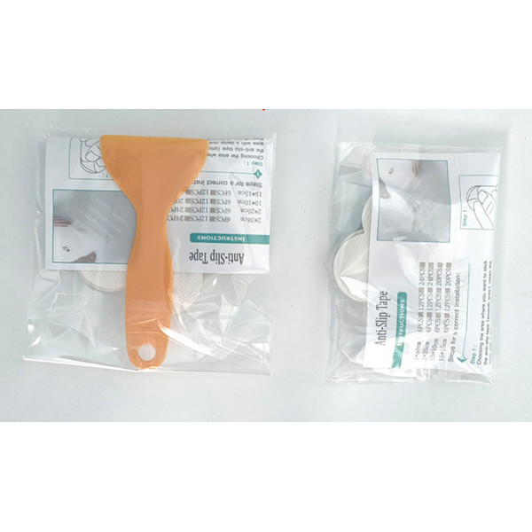Мини коврики для ванной противоскользящие Xinfugu AST-018 8.5х8.5 cm 12 шт. Белый