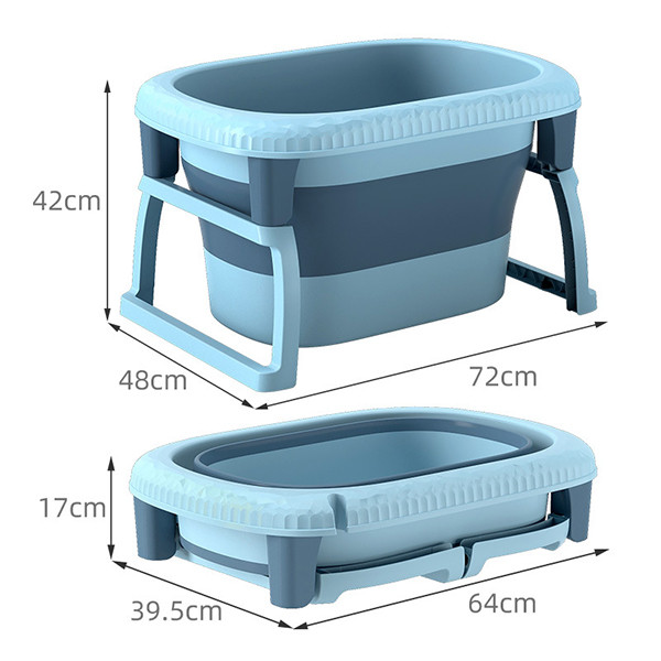 Детская ванночка для купания Little bean MBK00026 Голубой