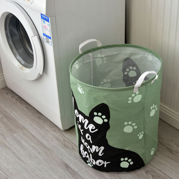 Корзина для игрушек AOLY 40х50 см Котик Зеленый