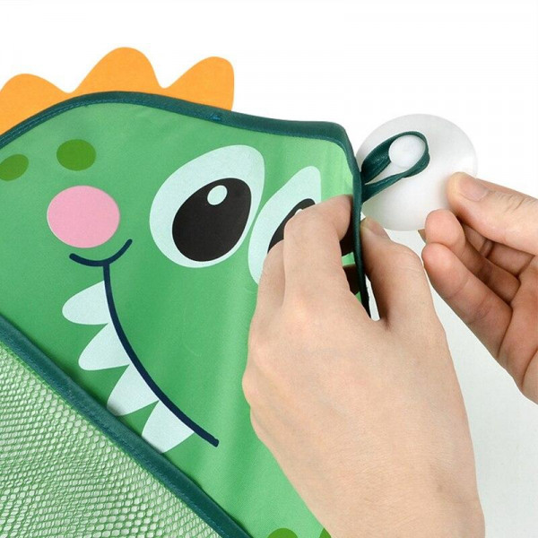 Корзина для игрушек в ванную Safebaby Зеленый крокодил