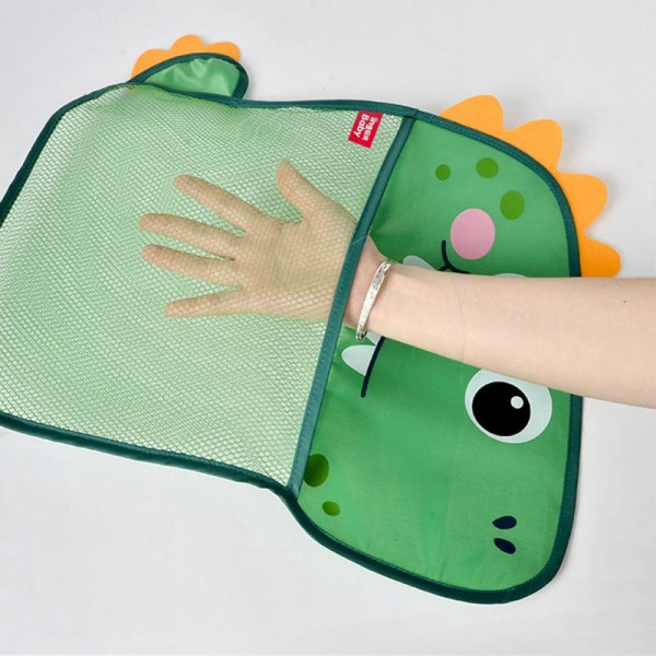 Корзина для игрушек в ванную Safebaby Зеленый крокодил