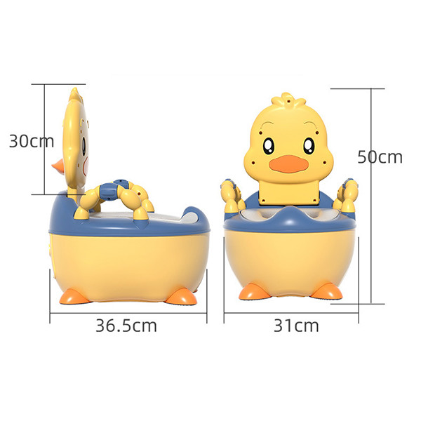 Горшок с мягким сиденьем BABY LEGEND Утенок Желтый  MBK111