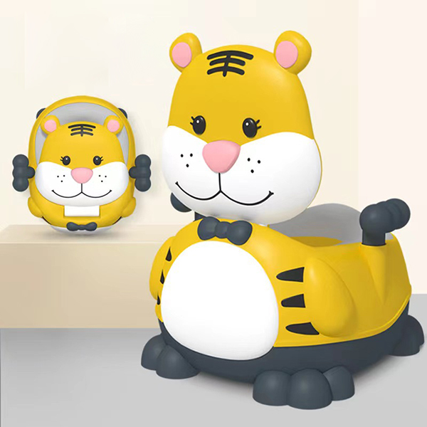 Горшок с мягким сиденьем BABY LEGEND Тигренок Желтый
