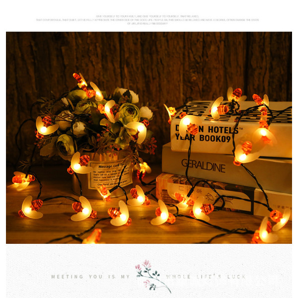 Детский светодиодный ночник LED на улицу и в помещение 3M Пчела 