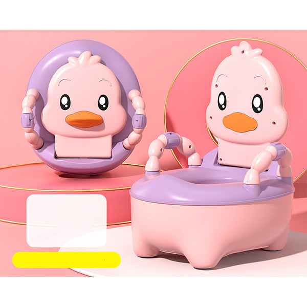 Горшок с мягким сиденьем BABY LEGEND Утенок Розовый MBK111