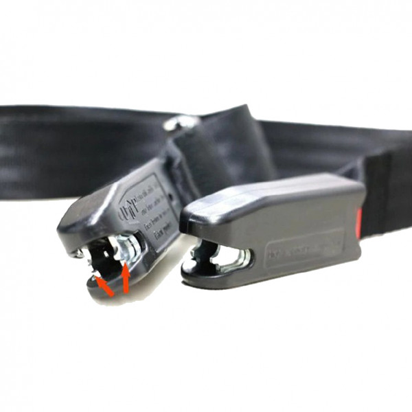 Ремень безопасности для автокресла ISOfix Fixing band ABX600 Черный