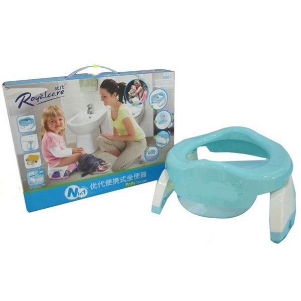 Детский дорожный горшок Bertoni Royalcare 2in1 Blue Голубой