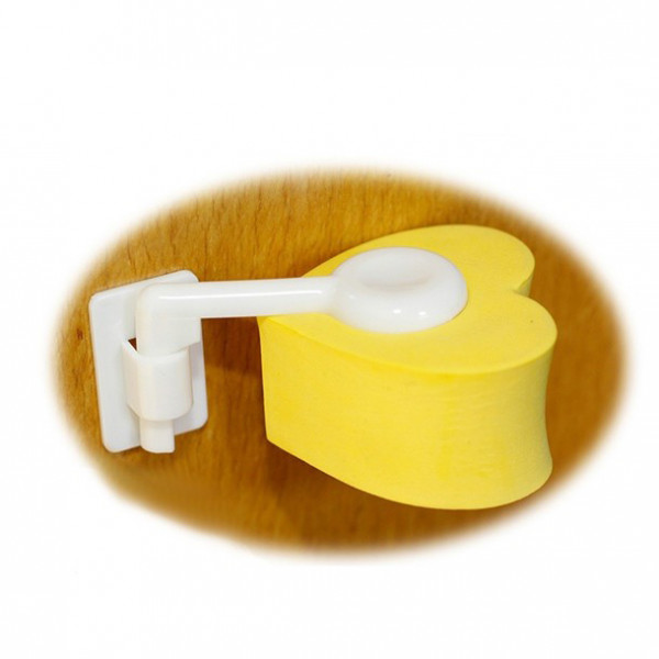 Блокиратор на петли дверей Nice Baby Yellow heart 2 шт