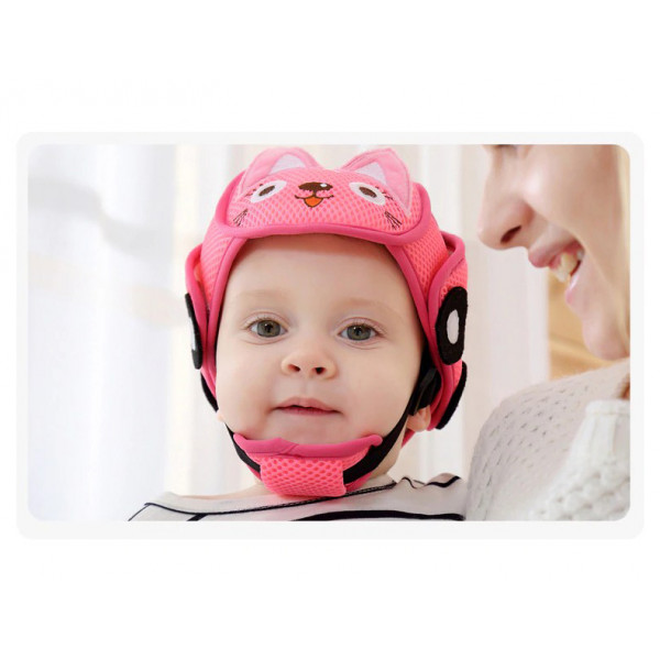 Защитный шлем JJ OVCE Bonnet PC1 Розовый котенок