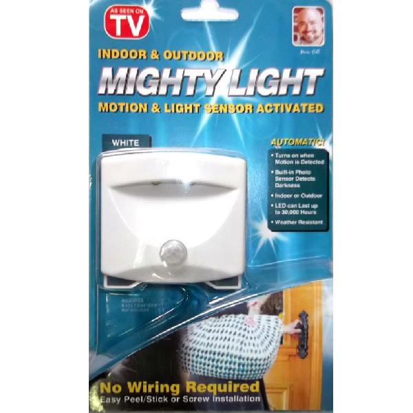 Светодиодная лампа Mighty Light WH1 c датчиком движения Белый