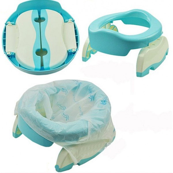 Детский дорожный горшок Bertoni Royalcare 2in1 Blue Голубой