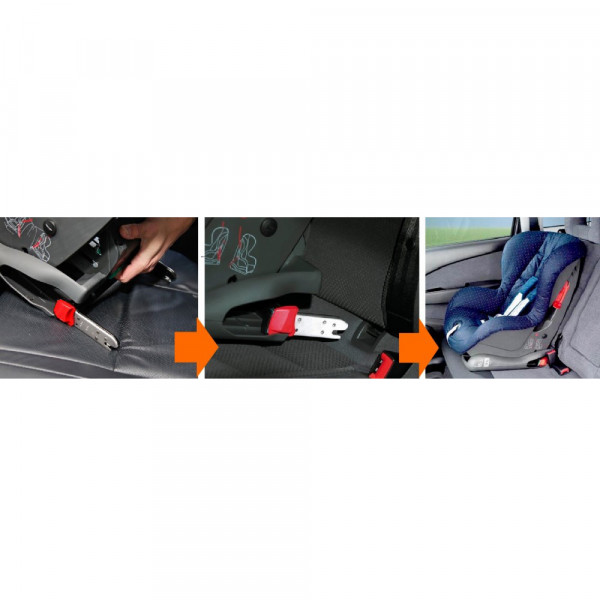Ремень безопасности для автокресла ISOfix Fixing band ABX600 Черный