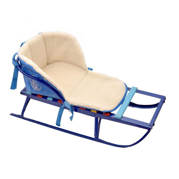 Матрасик для санок Baby Breeze 0301 Синий