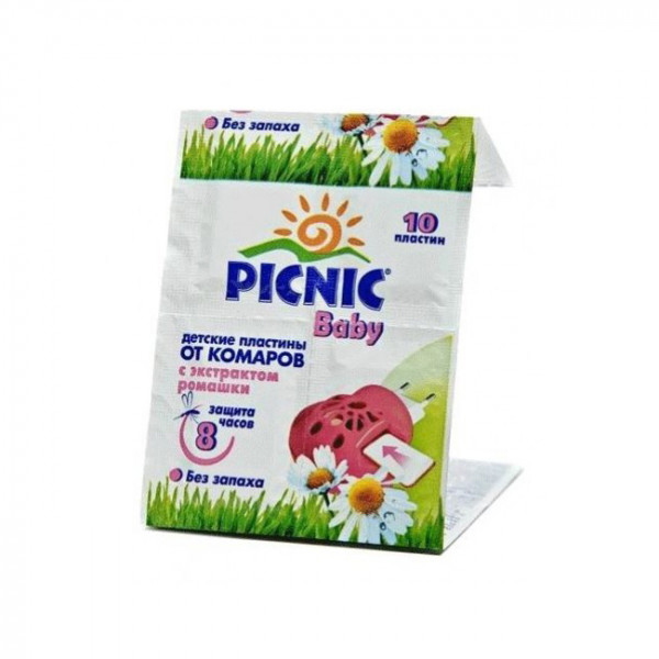 Пластины от комаров PICNIC Baby 000010489 10 шт