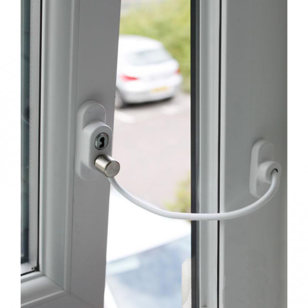 Замок безопасности с тросом Penkid Safety Lock SL1 Белый