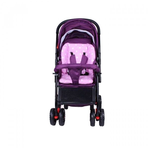 Защитное покрытие в коляску Baby Stroller ND9 белый горох Розовый