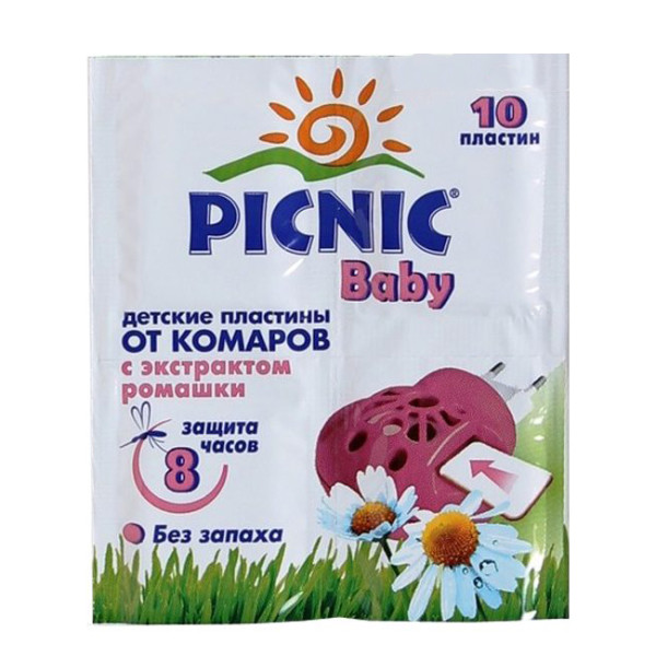 Пластины от комаров PICNIC Baby 000010489 10 шт