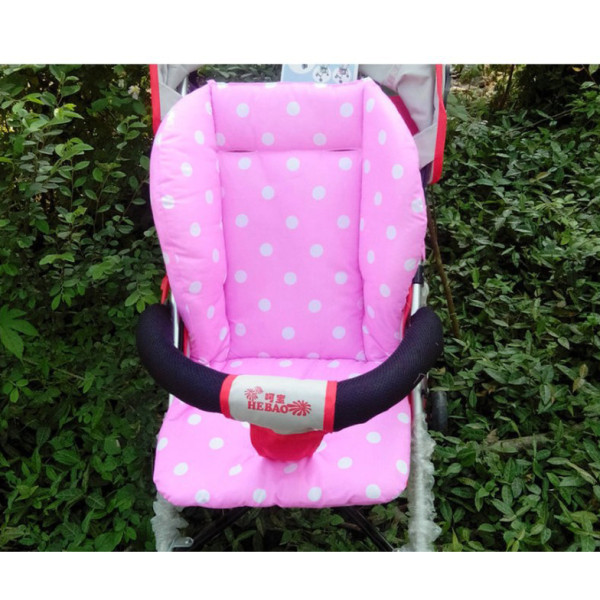 Защитное покрытие в коляску Baby Stroller ND9 белый горох Розовый